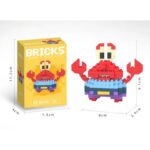 Bay Yengeç Mini Mikro Blok Lego Figürü Koleksiyon Seti - Görsel 2