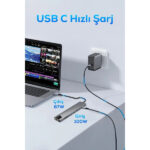 Type C Girişli 8 Port Dönüştürücü Ve Çoklayıcı - Görsel 2