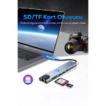 Type C Girişli 8 Port Dönüştürücü Ve Çoklayıcı - Görsel 3